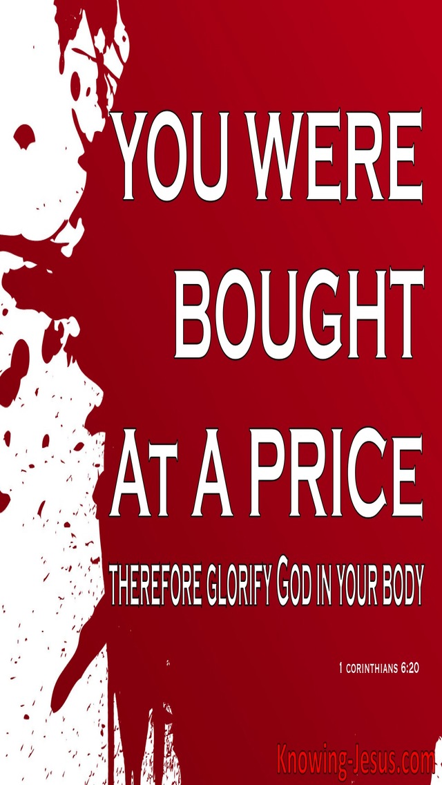 1 Corinthians 6:20 The Price of Sin (devotional)09:05 (white)